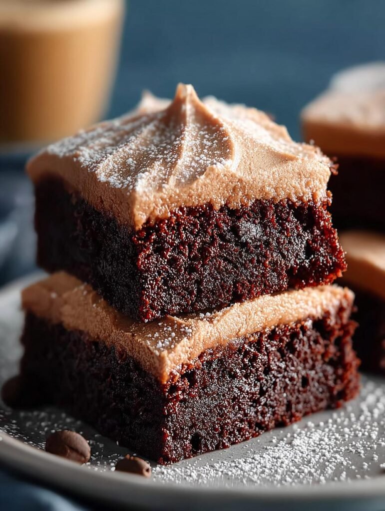 Frosted Coffee Brownies Your