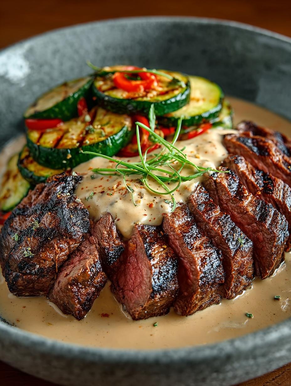 Irresistible Grilled Steak Bowl with Creamy Sauce - Grilled Steak Bowl with - additional detail