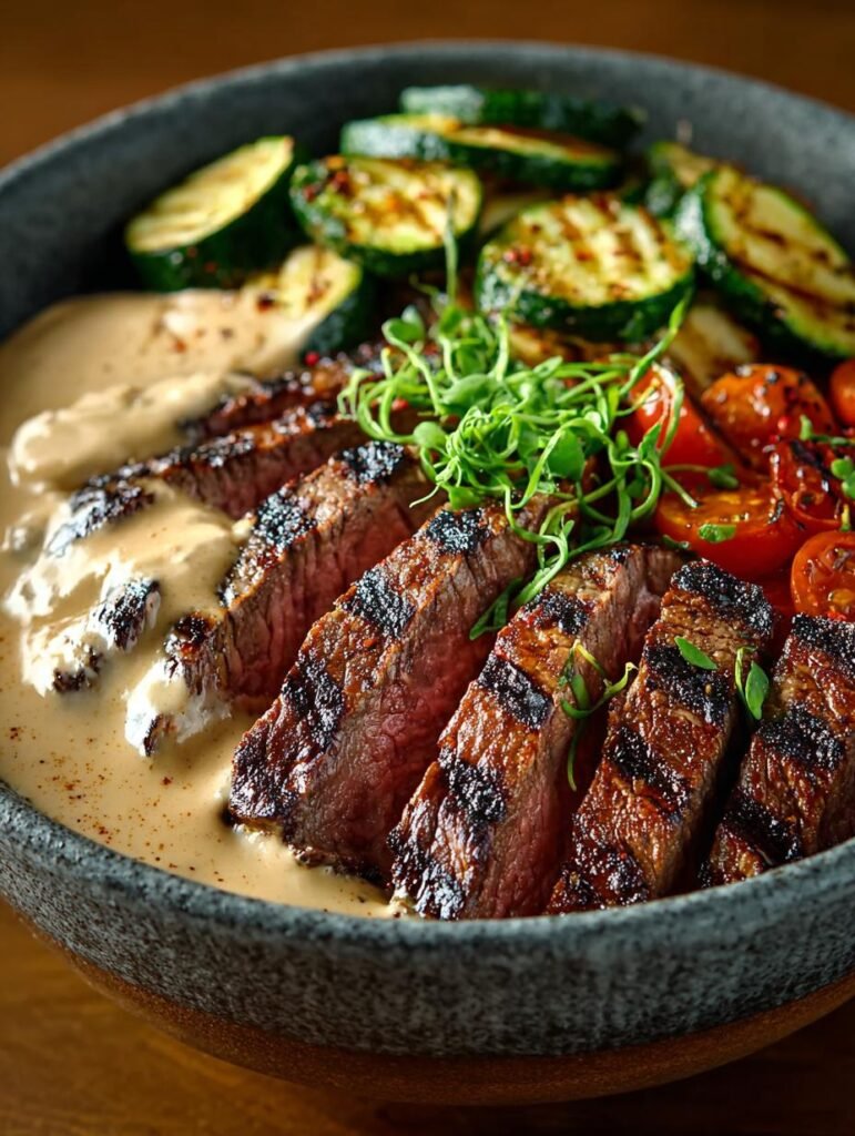 Grilled Steak Bowl with