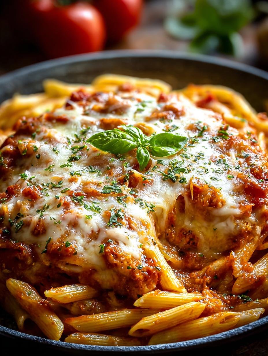 Irresistible Chicken Parmesan Pasta
