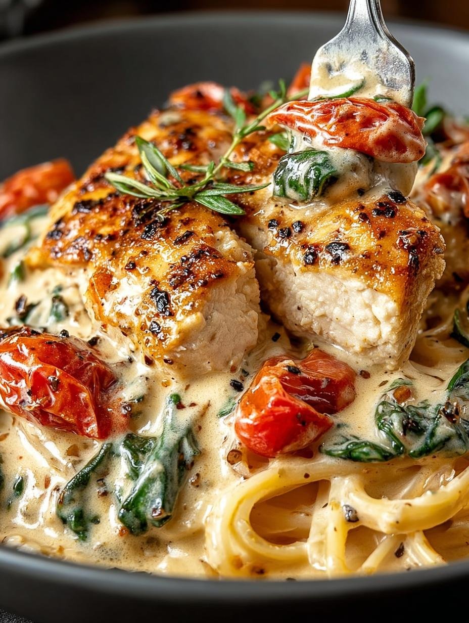 Irresistible Creamy Tuscan Chicken