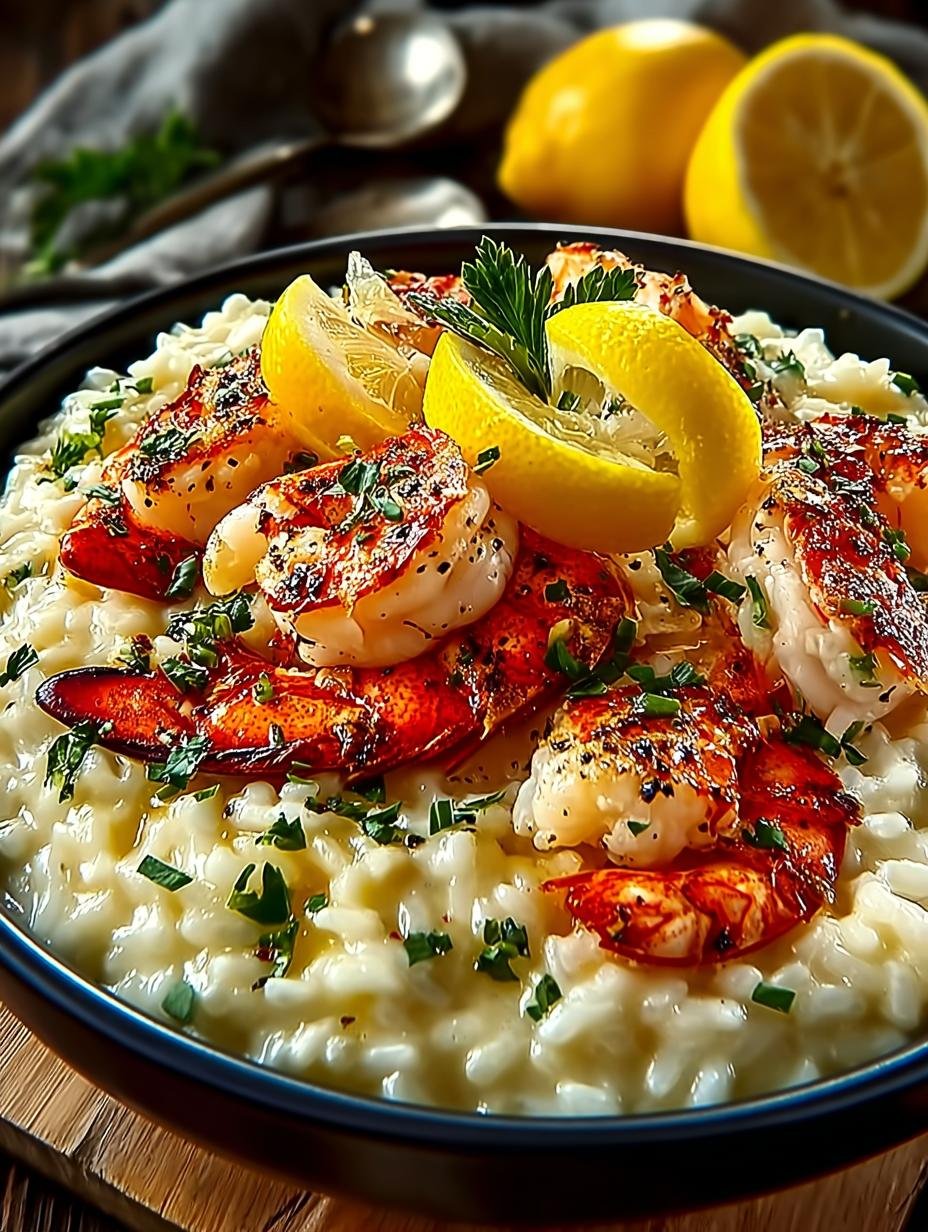 Lemon Butter Lobster Risotto: A Decadent Delight - Lemon Butter Lobster Risotto - main visual representation