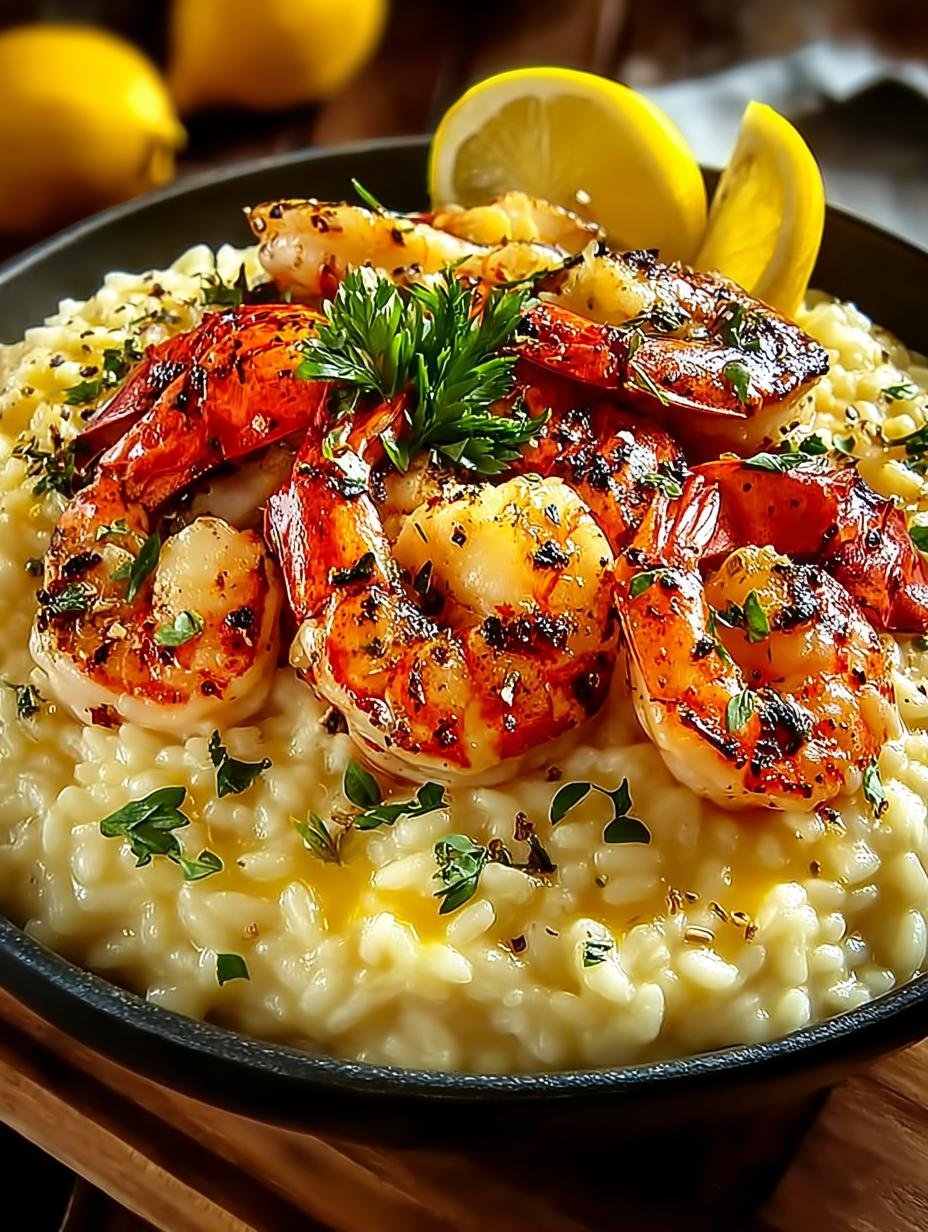 Lemon Butter Lobster Risotto