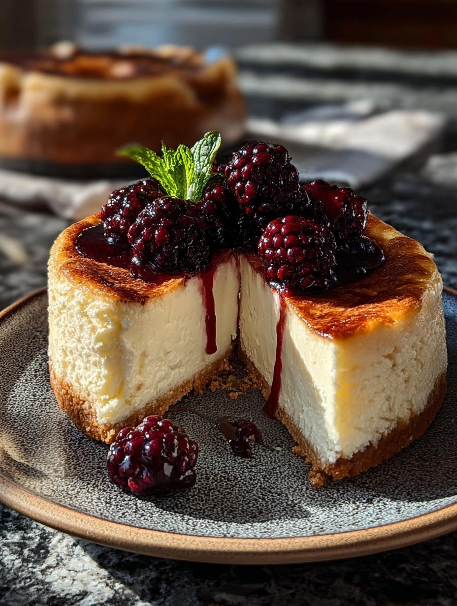 Luxurious London Fog Basque Cheesecake with Sauce - London Fog Basque Cheesecake - main visual representation