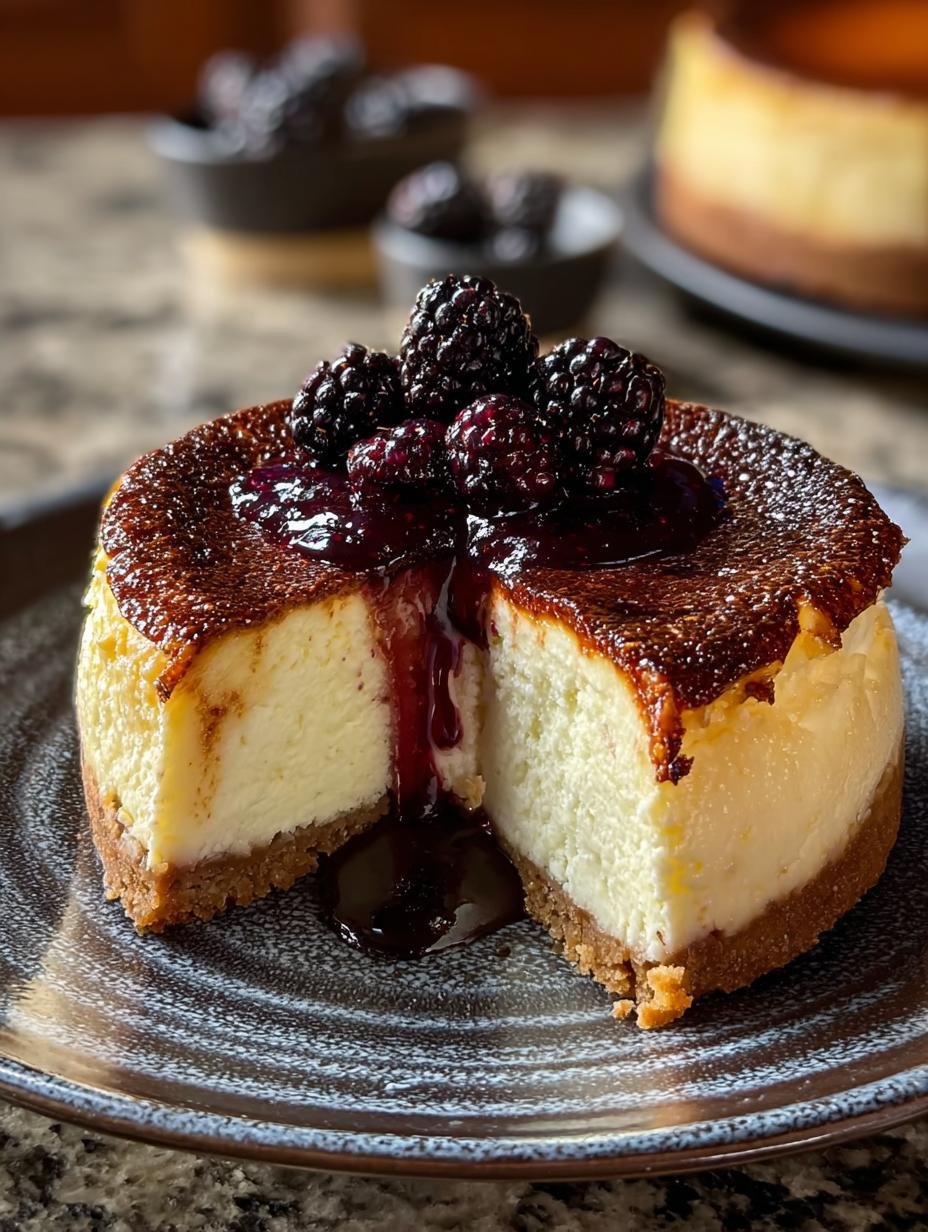 Luxurious London Fog Basque Cheesecake with Sauce - London Fog Basque Cheesecake - additional detail