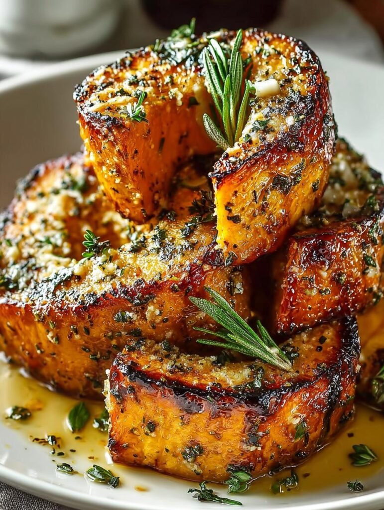 Parmesan Herb Roasted Acorn