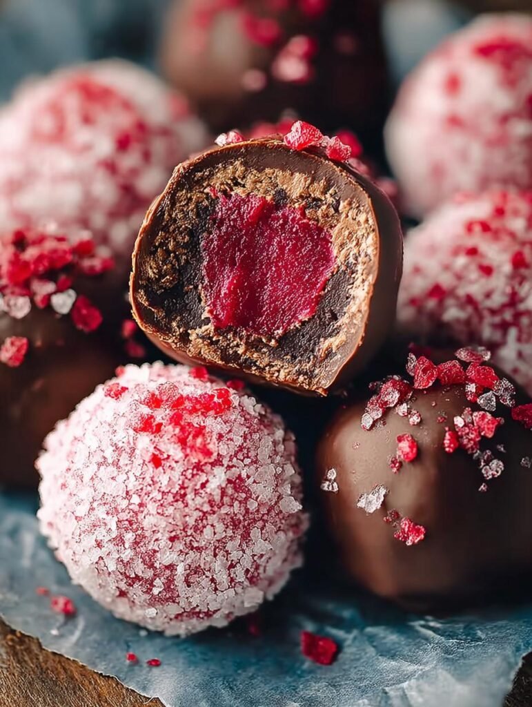 Raspberry Truffles