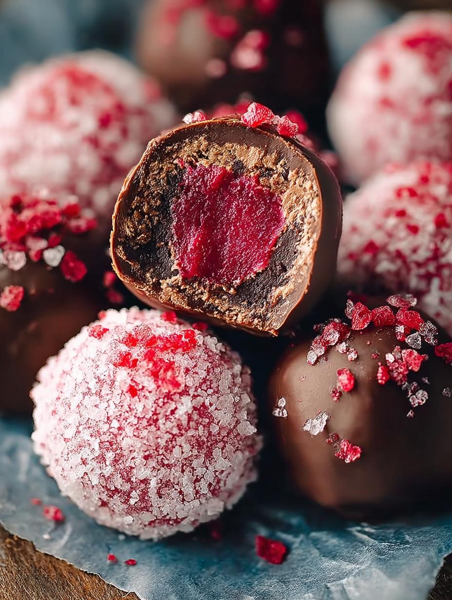 Raspberry Truffles