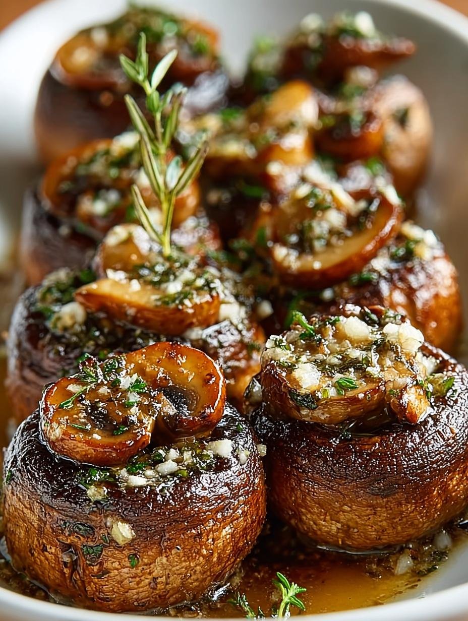 Roasted Mushrooms Browned Butter