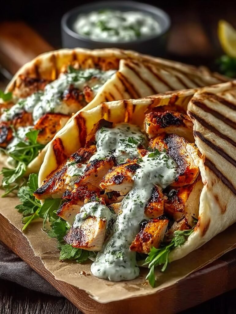 Sheet Pan Chicken Pitas