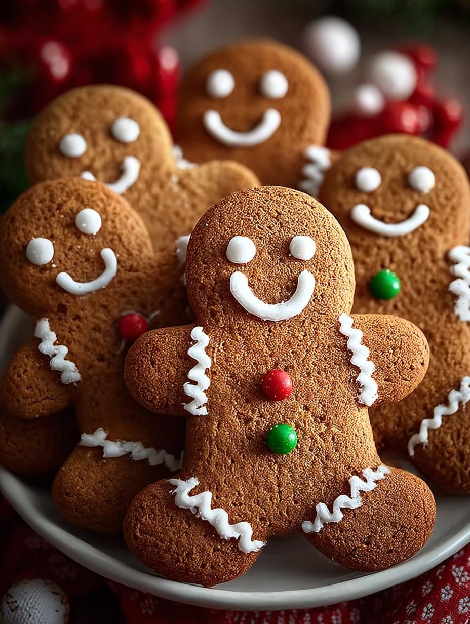 Deliciously Soft Chewy Gingerbread Men for the Holidays - Soft Chewy Gingerbread Men - additional detail