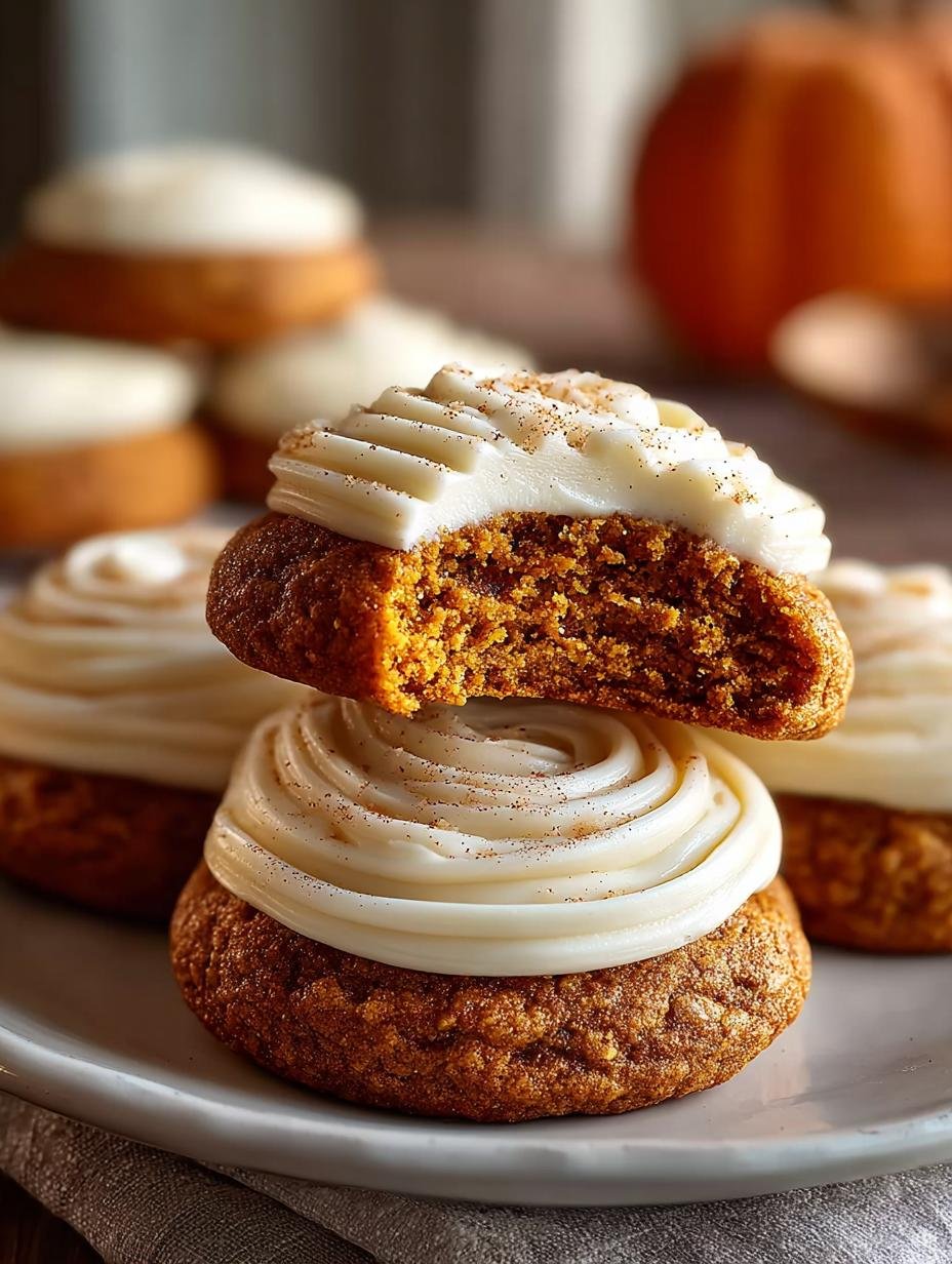 Soft Pumpkin Cookies with