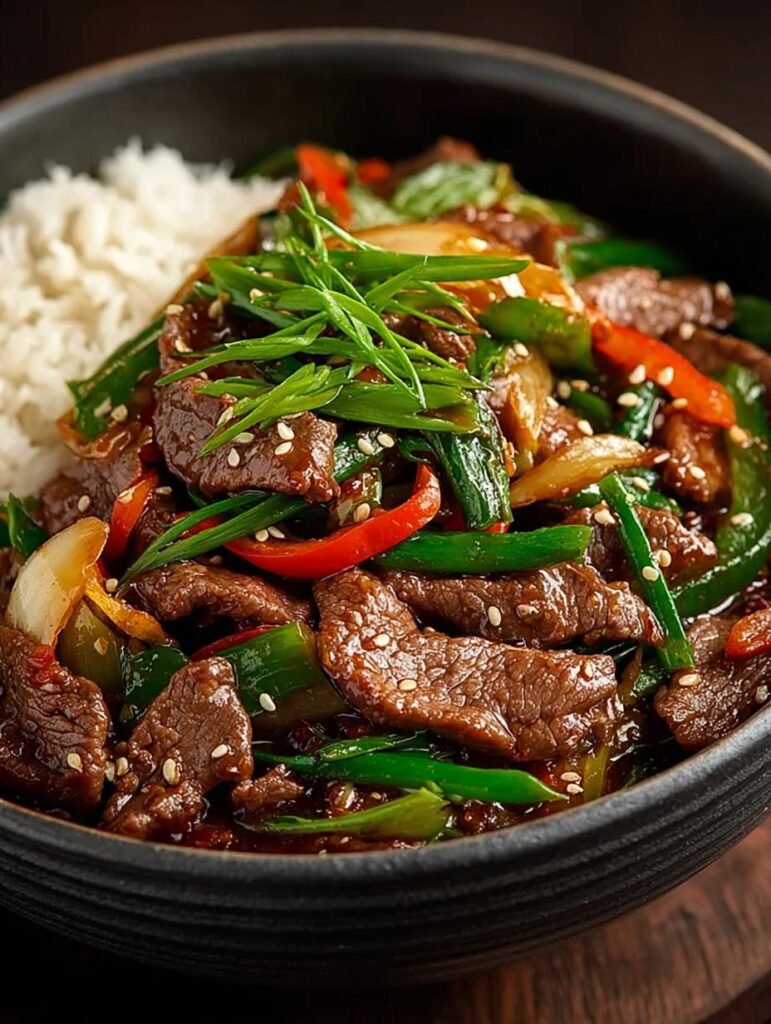 Spicy Ginger Beef Stir