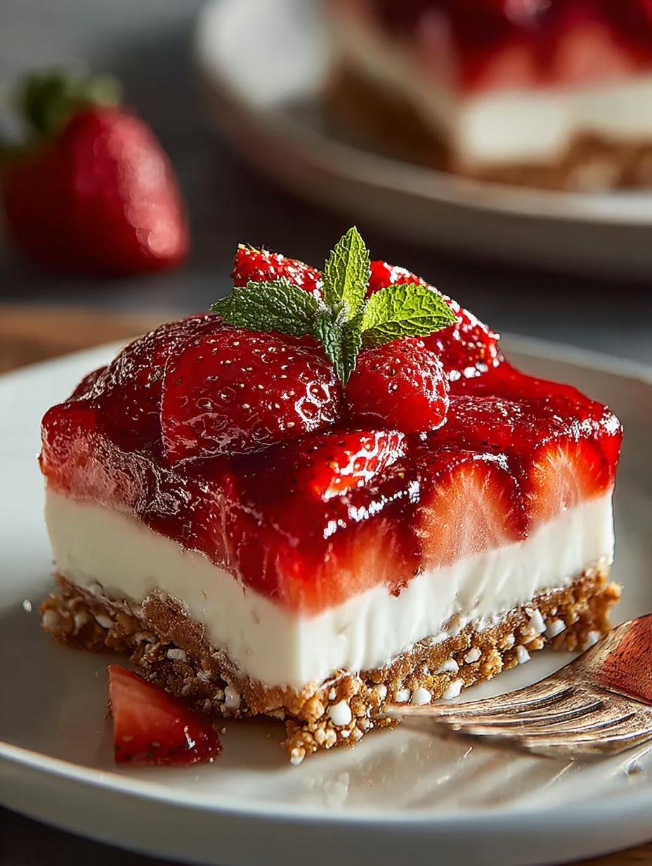 Strawberry Pretzel Salad Sweet: 12 Layers of Bliss 2 Strawberry Pretzel Salad Sweet: 12 Layers of Bliss - Strawberry Pretzel Salad Sweet - main visual representation