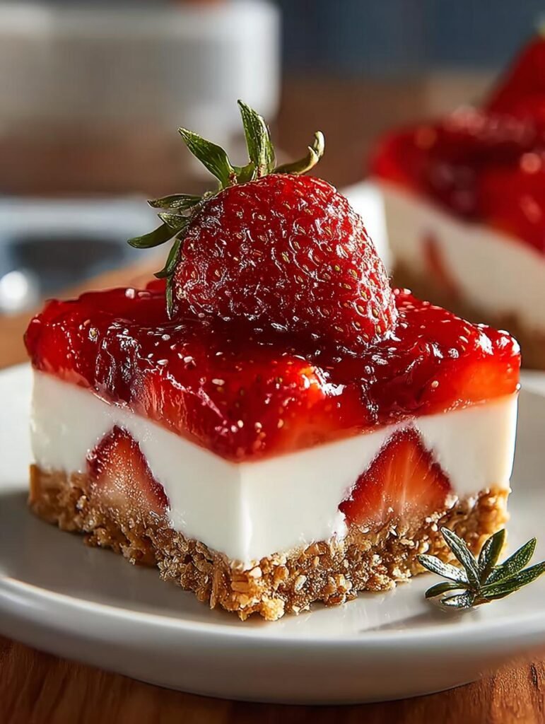 Strawberry Pretzel Salad Sweet