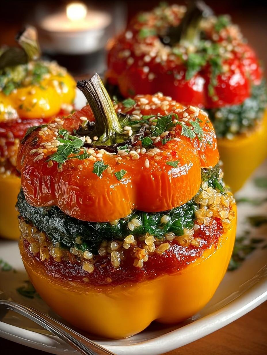 Vegan Jack Lantern Peppers