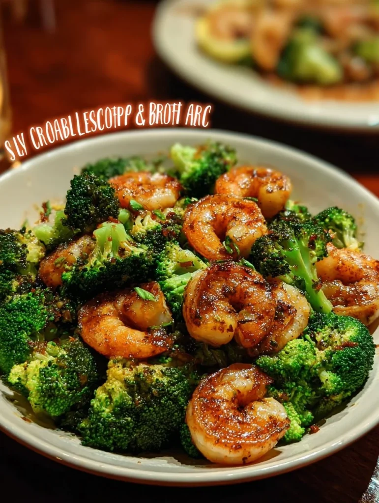 Low carb shrimp and broccoli recipe for a healthy meal