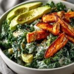 Avocado Kale Caesar Salad