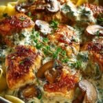 Baked Chicken Stroganoff