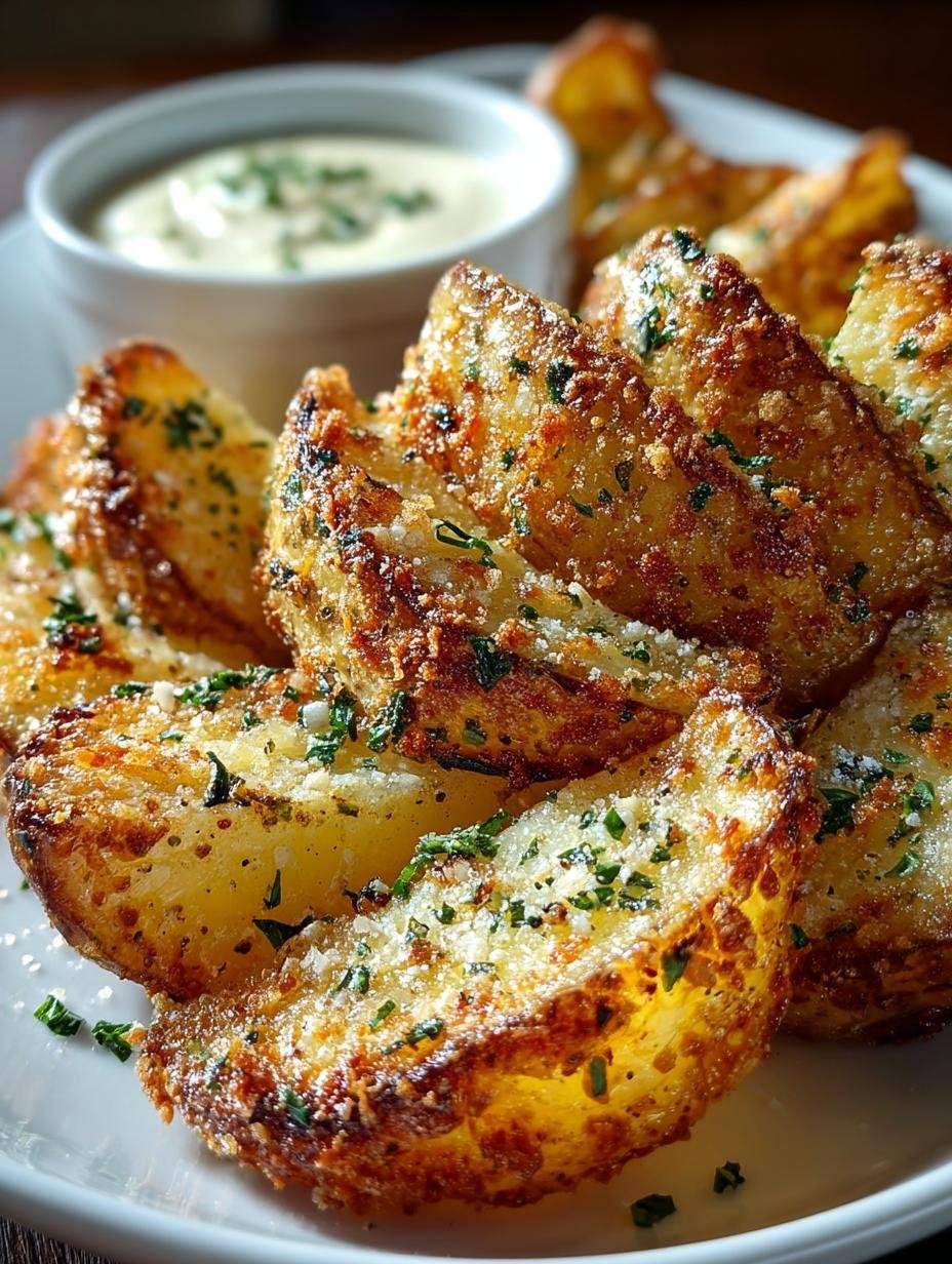 Baked Garlic Parmesan Potato
