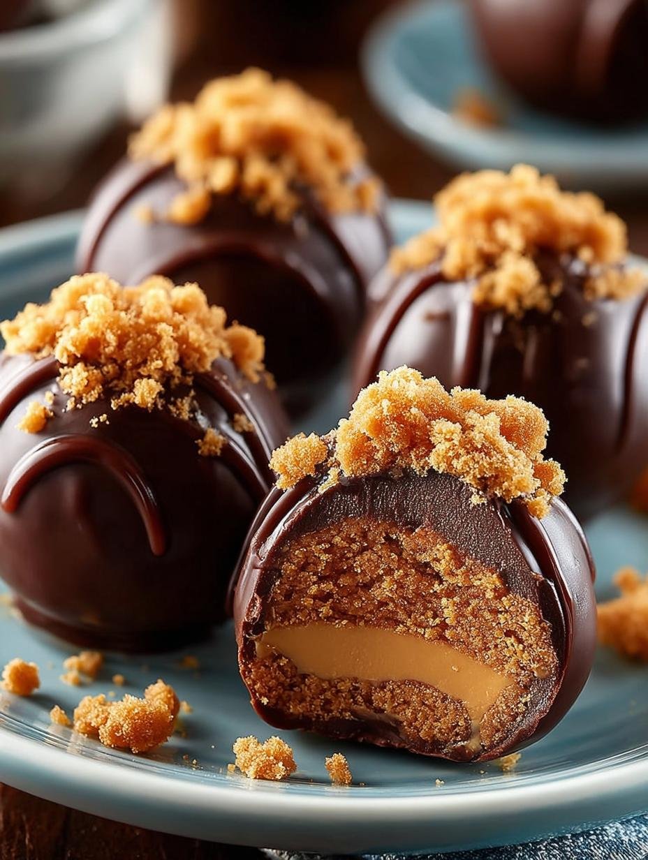 Delicious Biscoff Cookie Butter Truffles to Indulge In - Biscoff Cookie Butter Truffles - main visual representation