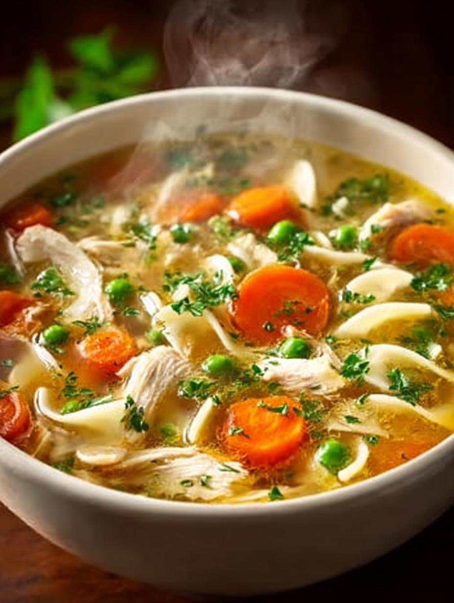 Chicken Noodle Soup: 5 Steps to Comforting Delight - Chicken Noodle Soup - main visual representation