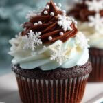 Chocolate Cupcakes with Vanilla