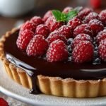 Chocolate Ganache Raspberry Tart