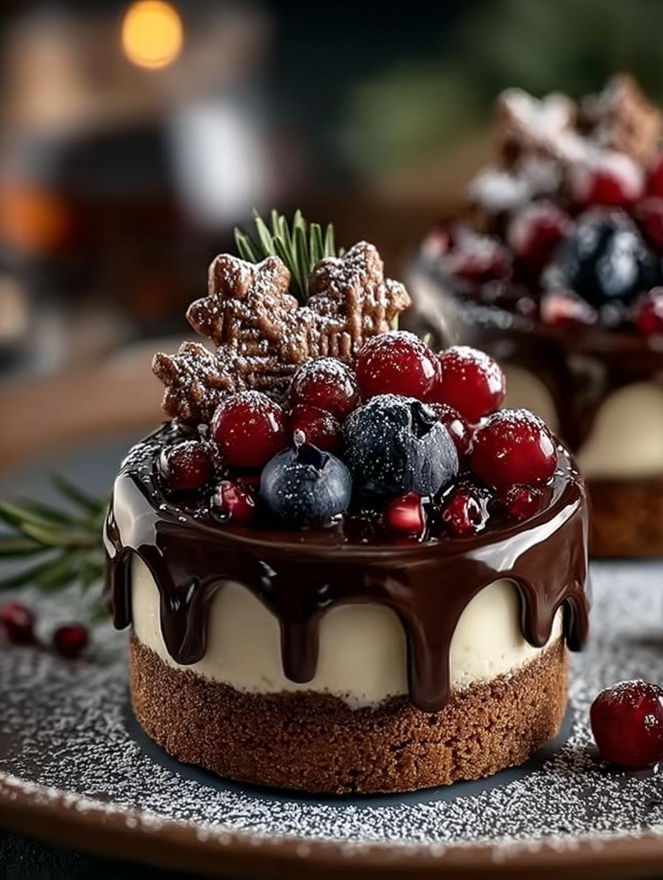 Chocolate Ganache with Festive Toppings for Celebrations - Chocolate Ganache with Festive - additional detail