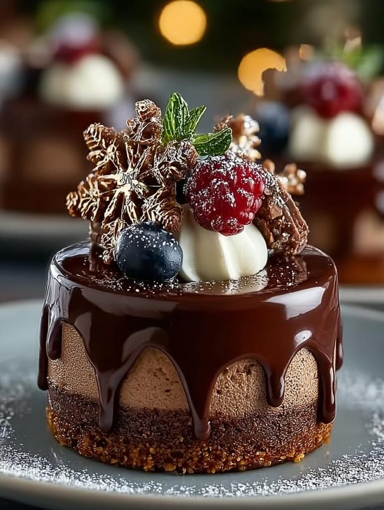 Chocolate Ganache with Festive