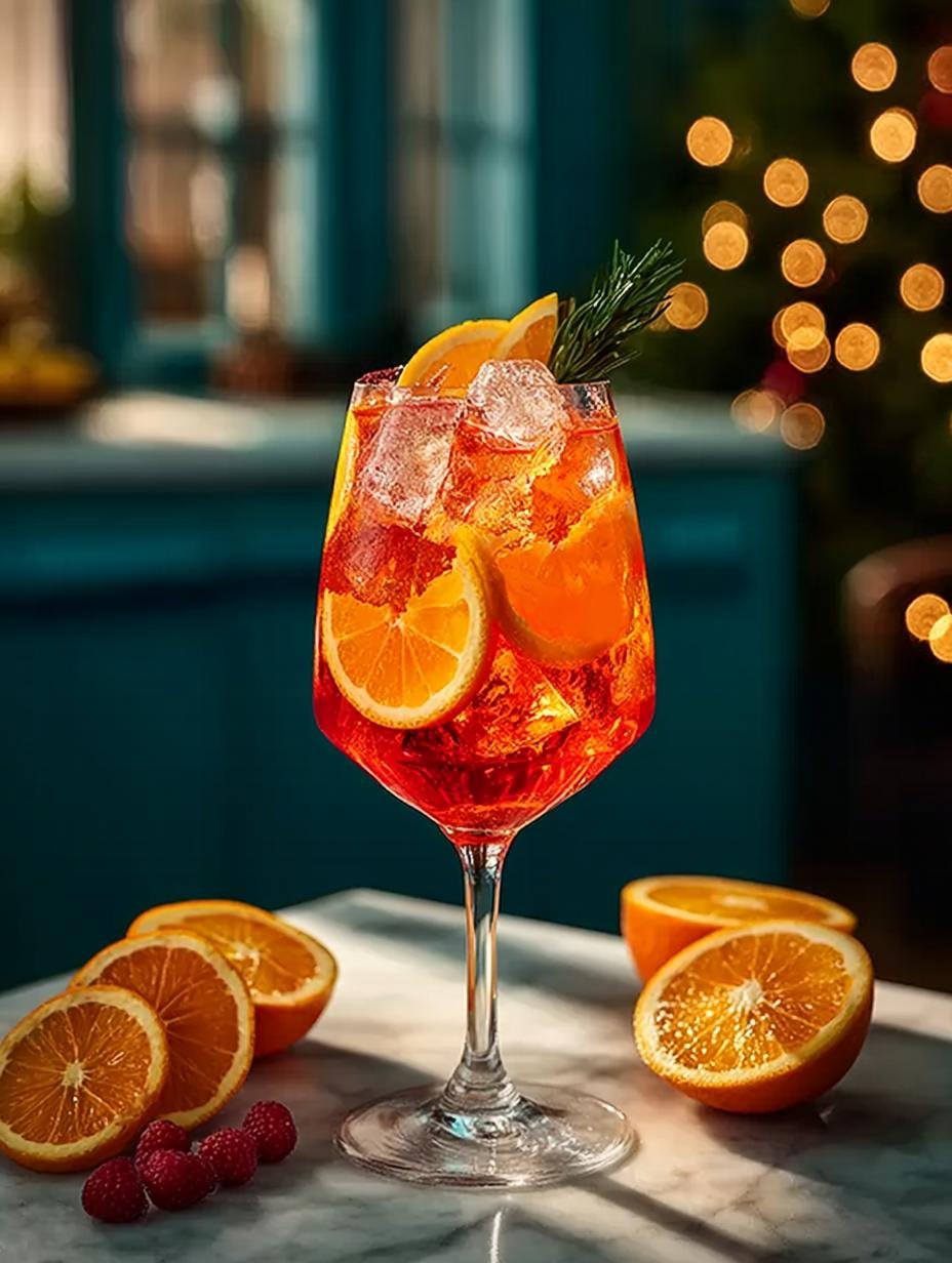 Christmas Aperol Spritz: 5 Festive Variations to Try 3 Christmas Aperol Spritz: 5 Festive Variations to Try - Christmas Aperol Spritz - additional detail
