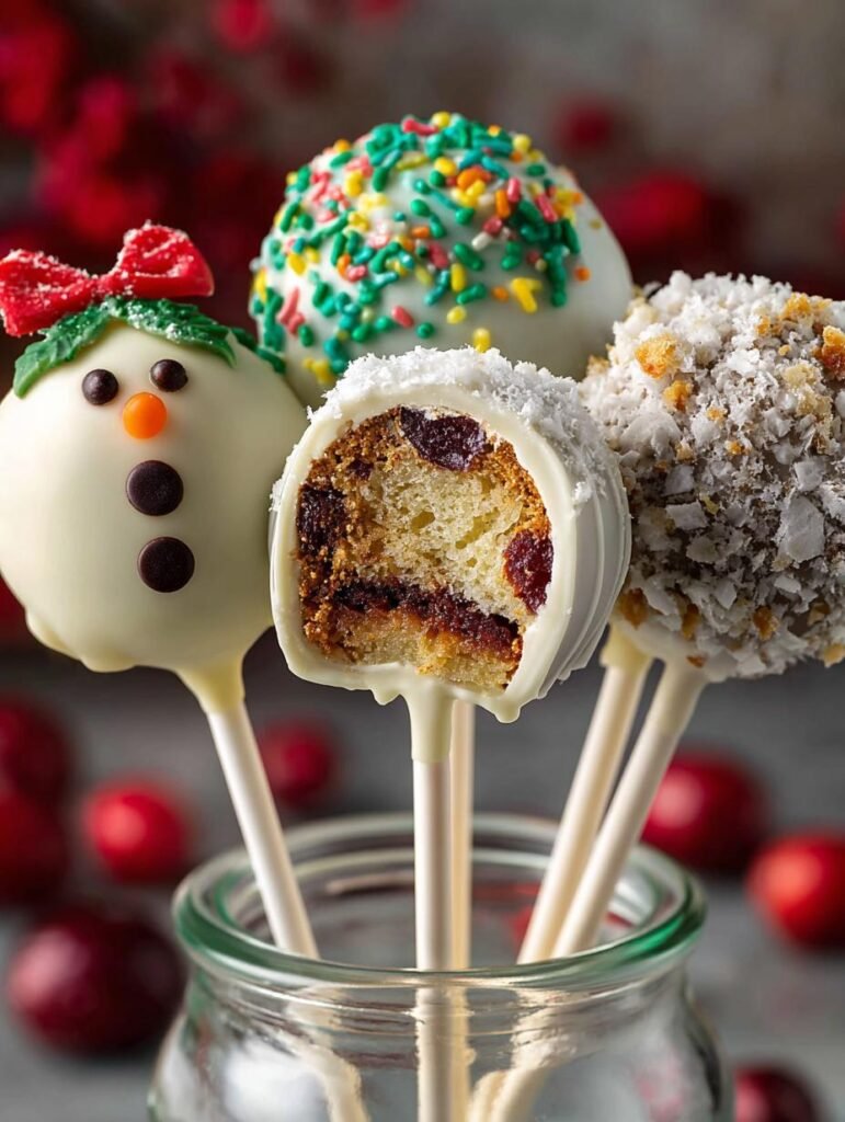 Christmas Cake Pops