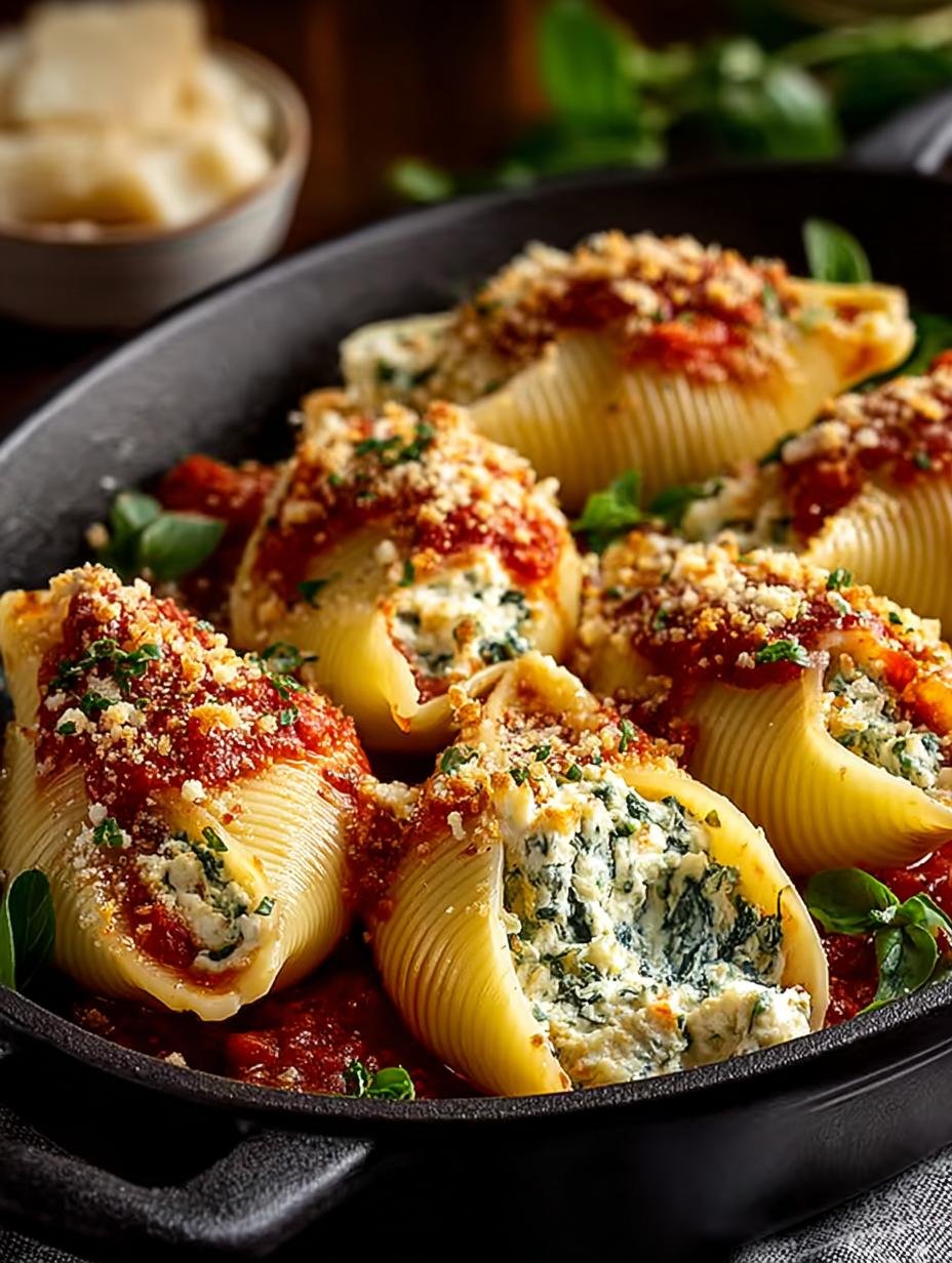 Easy Christmas Stuffed Shells: 6 Reasons to Love Them - Christmas Stuffed Shells - additional detail