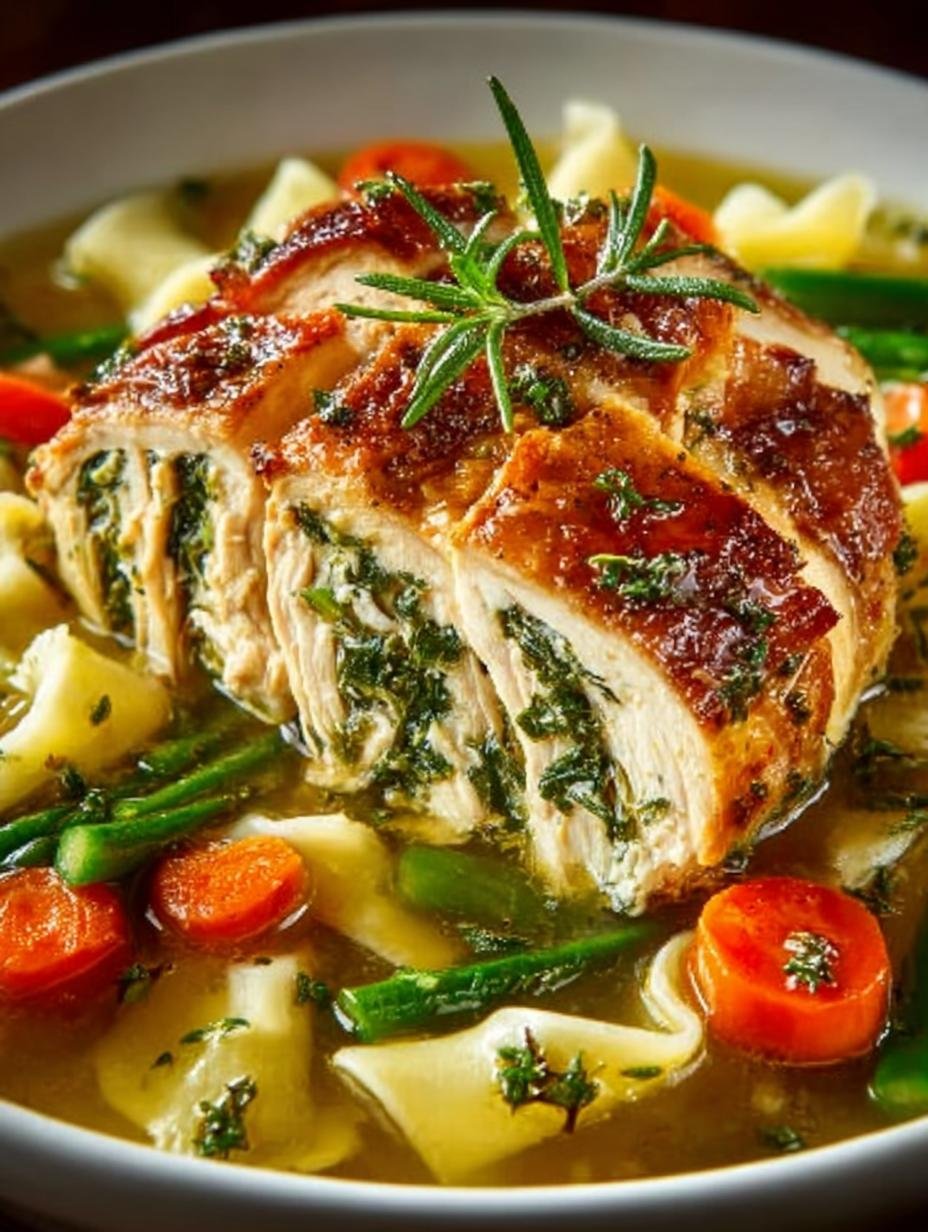 Comforting Leftover Rotisserie Chicken Noodle Soup Recipe - Comforting Leftover Rotisserie Chicken - main visual representation