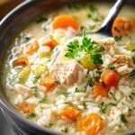 Comforting Turkey Rice Soup