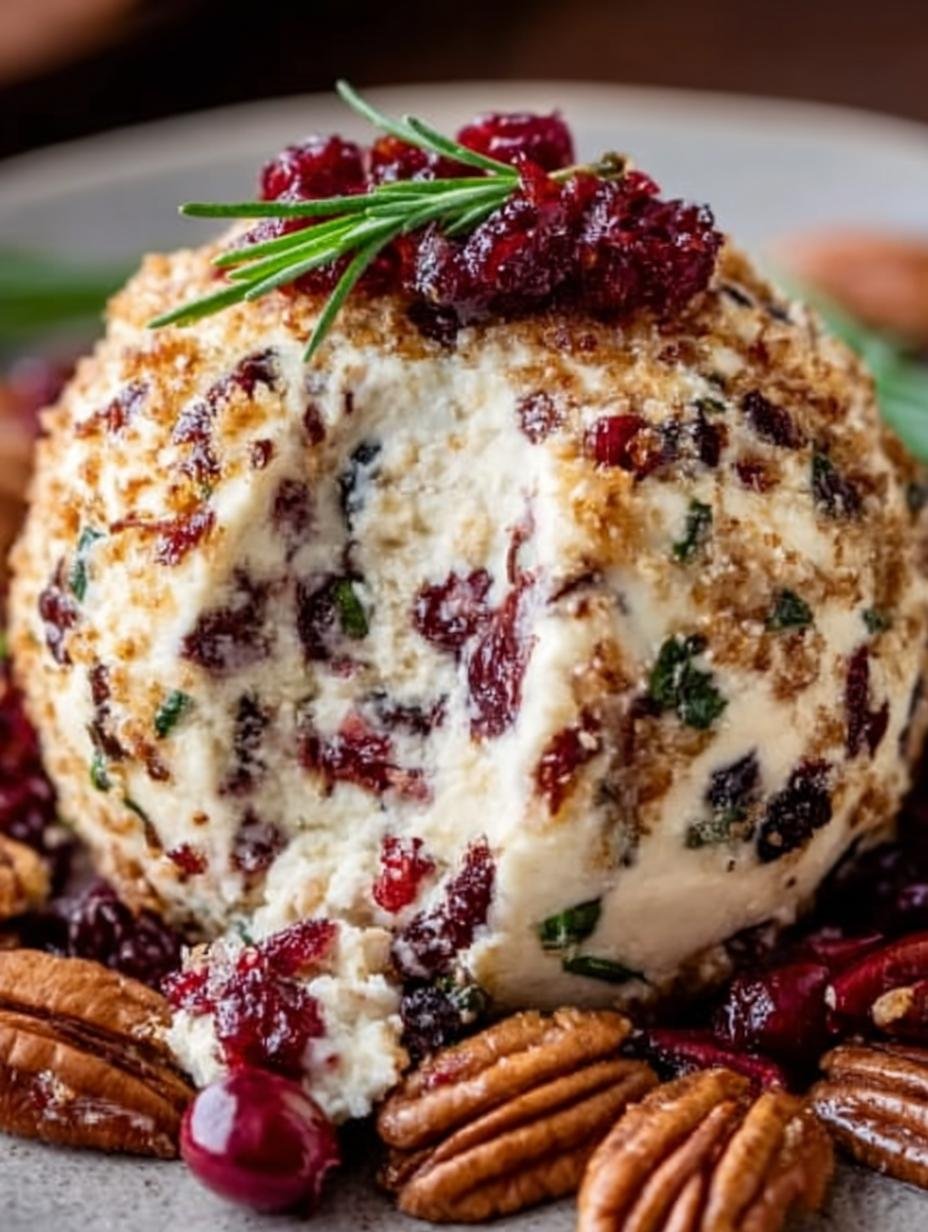 Cranberry Pecan Cheese Ball: 5 Amazing Serving Ideas - Cranberry Pecan Cheese Ball - main visual representation