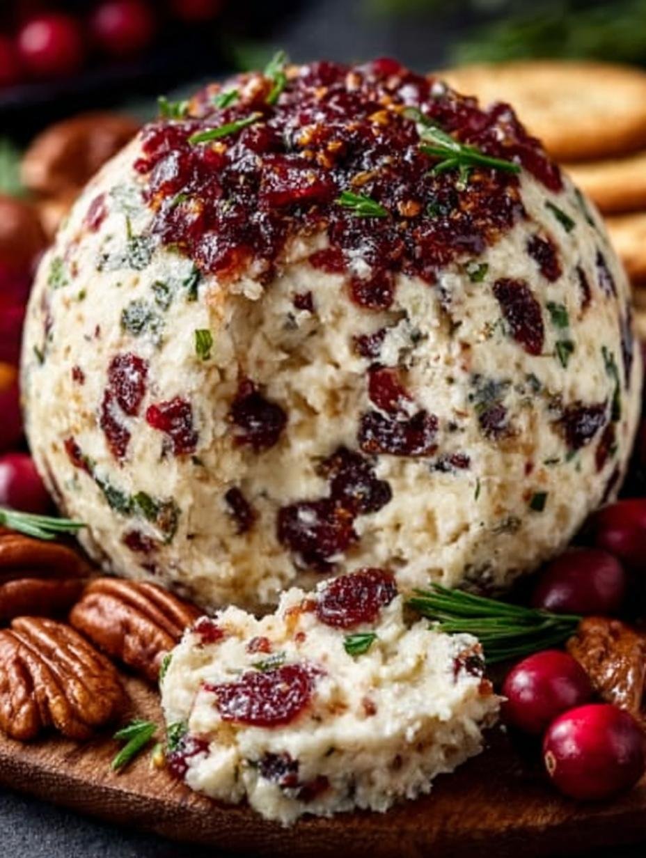 Cranberry Pecan Cheese Ball