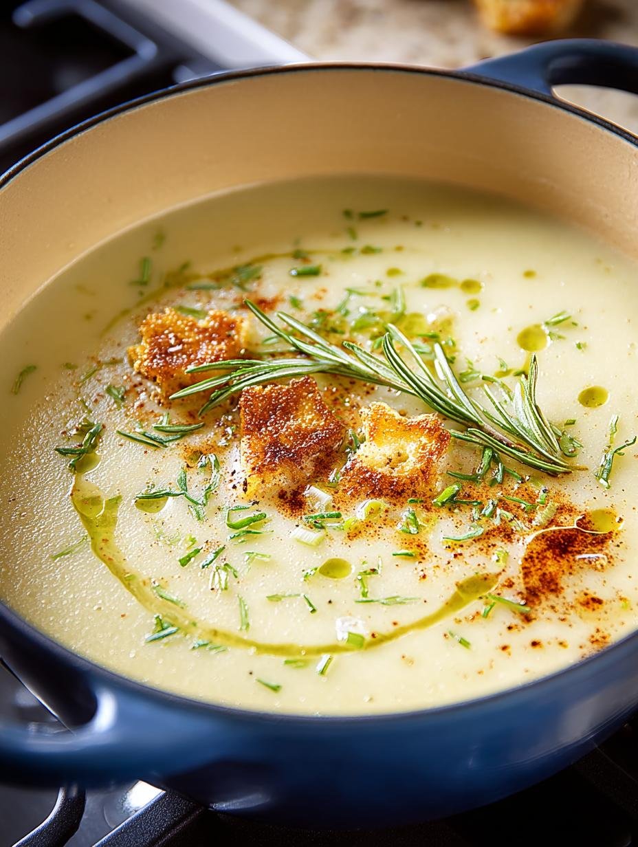 Creamy Potato Leek Soup