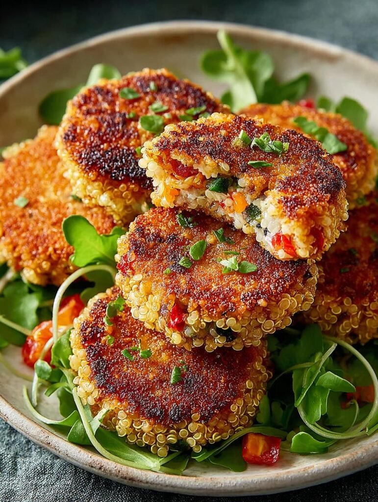 Crispy Quinoa Patties