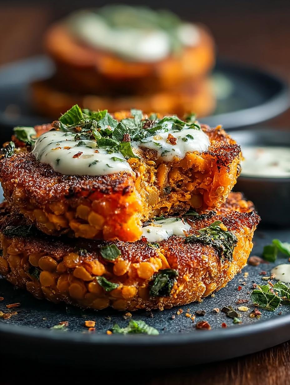 Crispy Sweet Potato Lentil