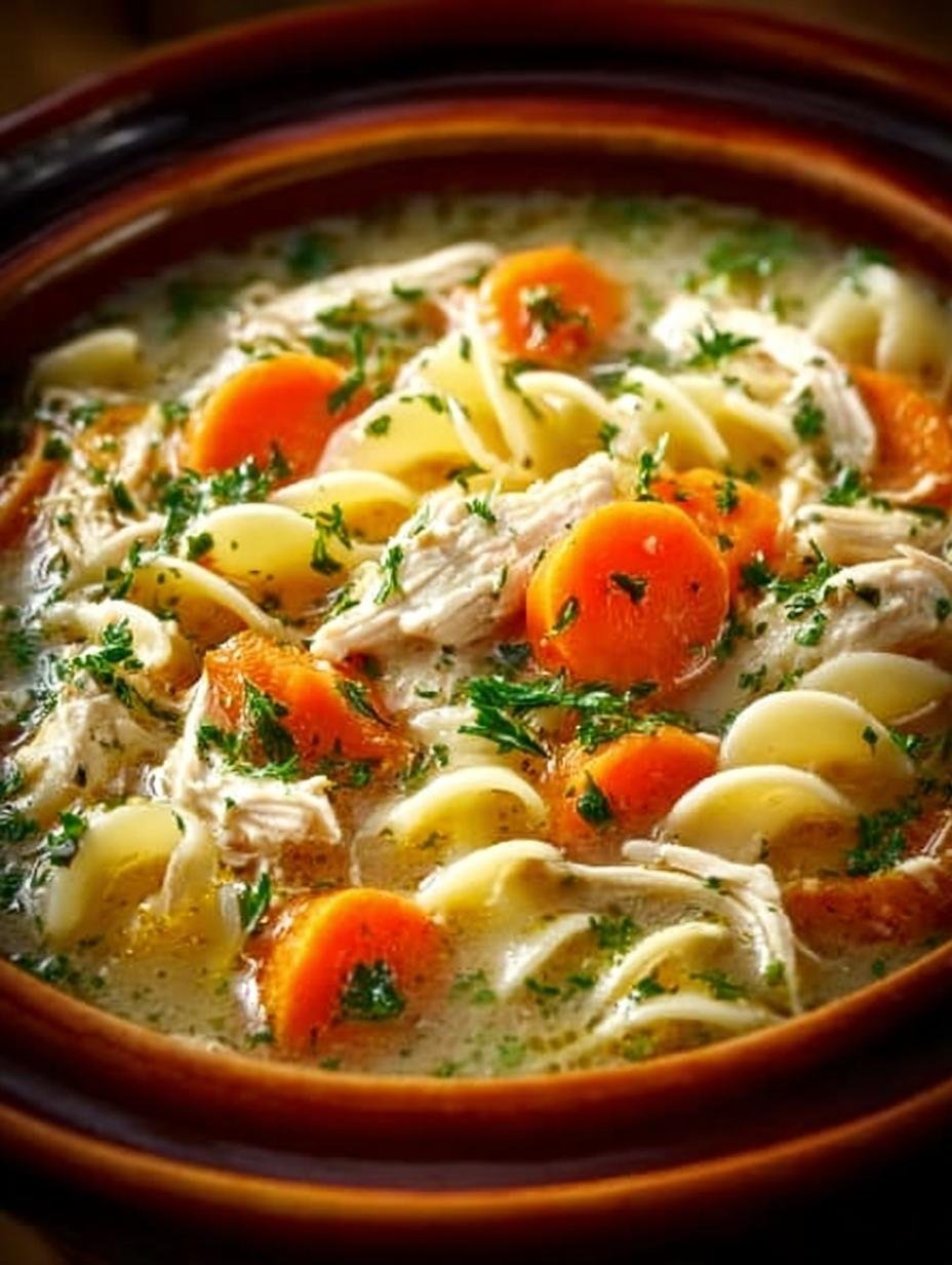 Crockpot Chicken Noodle Soup