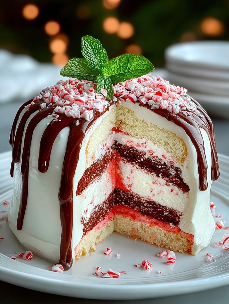 Delightful Christmas Peppermint Cake for Celebrations - Delightful Christmas Peppermint Cake - additional detail