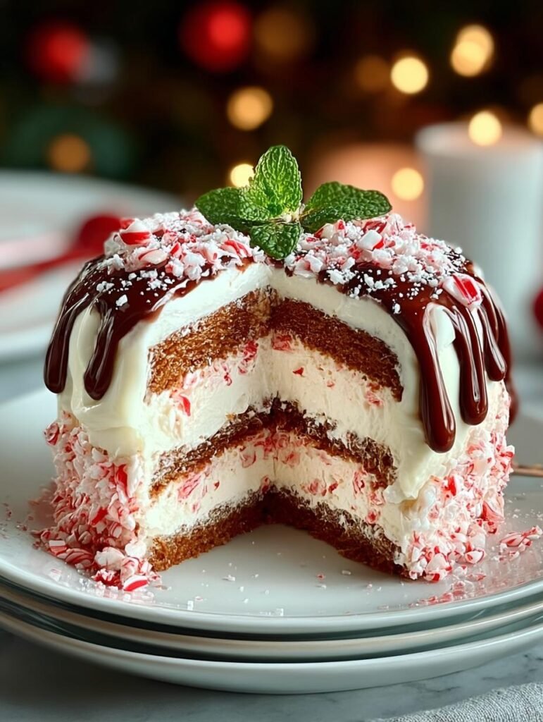 Delightful Christmas Peppermint Cake
