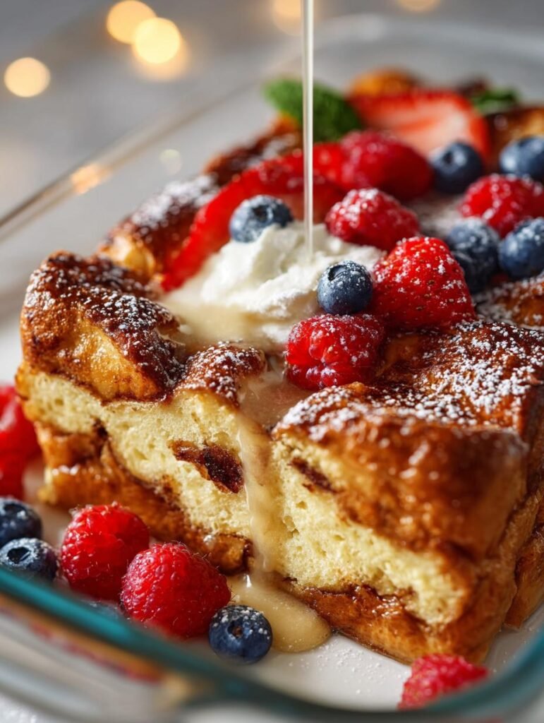 Eggnog French Toast Bake