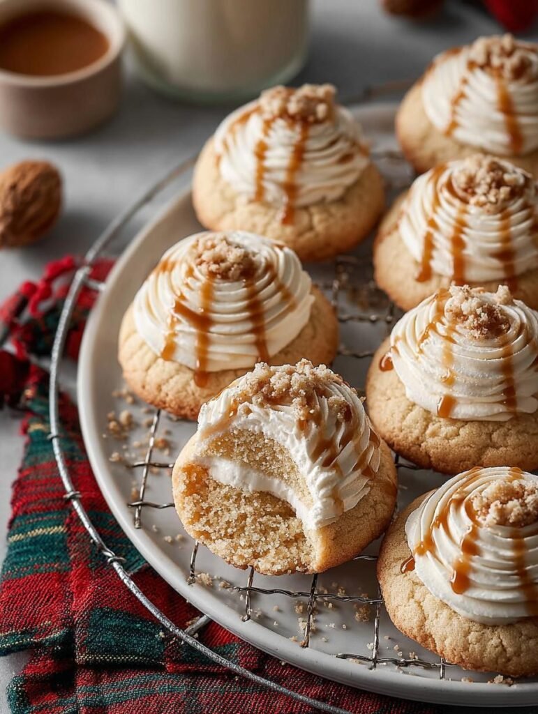 Eggnog Thumbprint Cookies