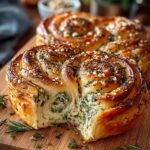 Garlic Herb Cheese Swirl