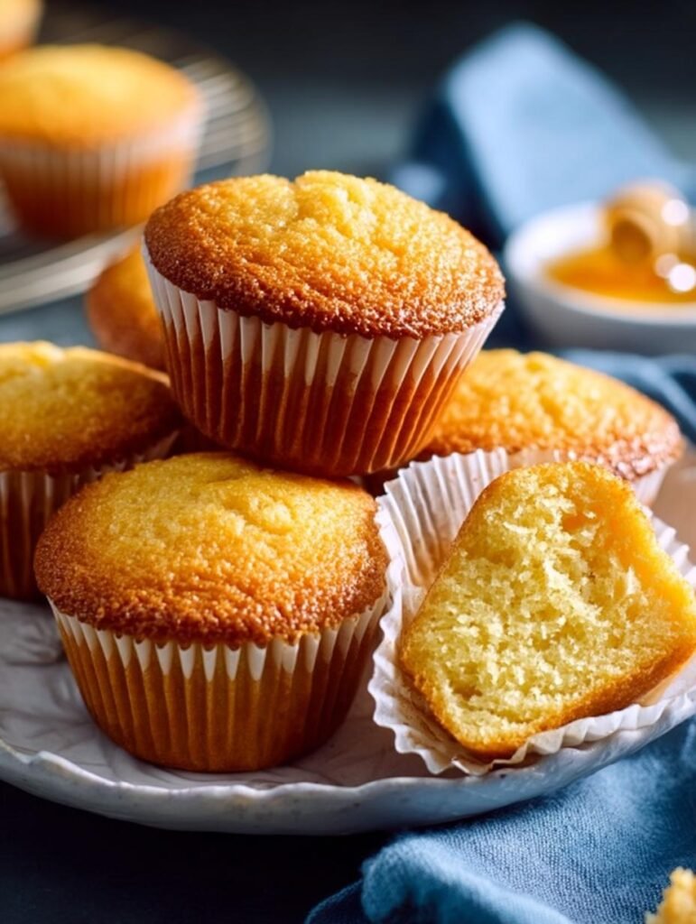 Irresistible Honey Cornbread Muffins