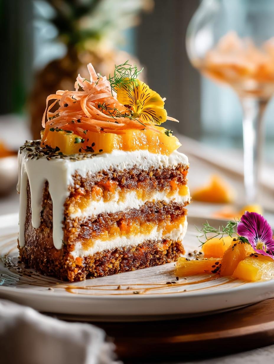 Irresistible Pineapple Carrot Cream Cake Recipe You’ll Love - Irresistible Pineapple Carrot Cream - additional detail