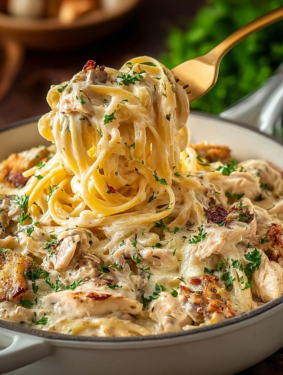 Irresistible Turkey Tetrazzini Cozy Casserole for Dinner - Irresistible Turkey Tetrazzini Cozy - additional detail