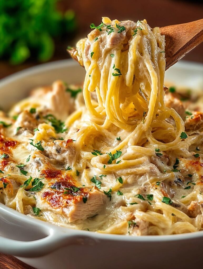 Irresistible Turkey Tetrazzini Cozy
